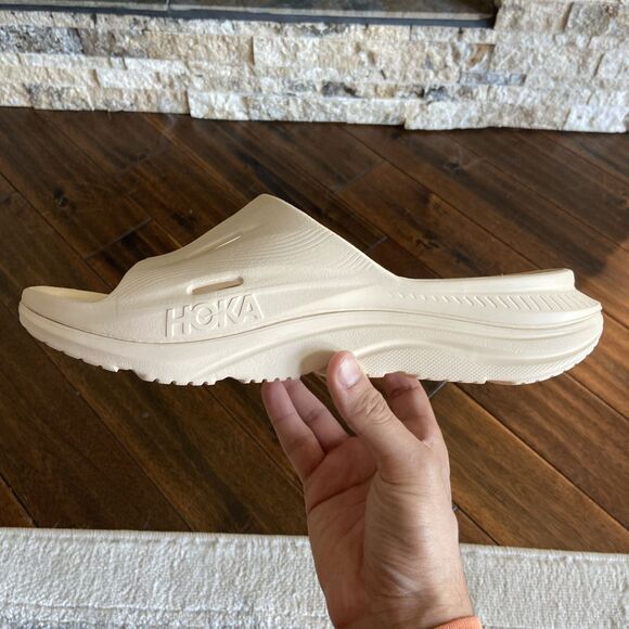 Hoka Ora 3 Recovery Slides Vanilla Beige Cream Men’s 12 New main image 8